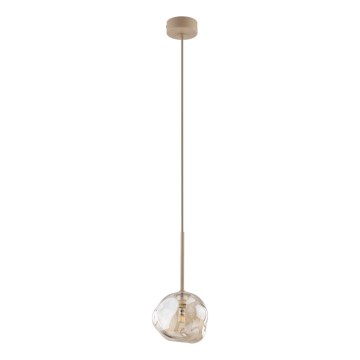 Piekaramā lampa ar vadu LAVA 1xG9/8W/230V bēša/dūmota bēša
