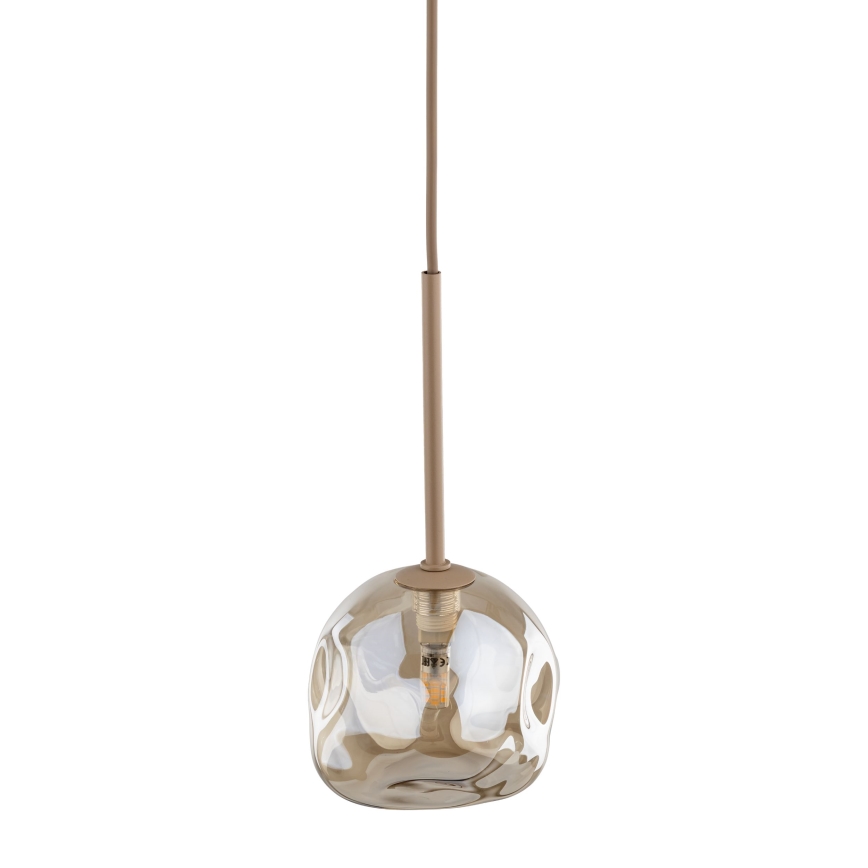 Piekaramā lampa ar vadu LAVA 1xG9/8W/230V bēša/dūmota bēša