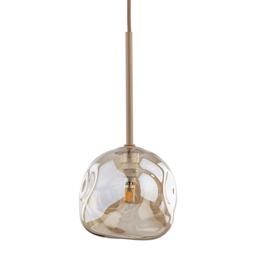 Piekaramā lampa ar vadu LAVA 1xG9/8W/230V bēša/dūmota bēša