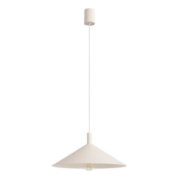 Piekaramā lampa ar vadu NOX 1xE27/15W/230V krēmkrāsā