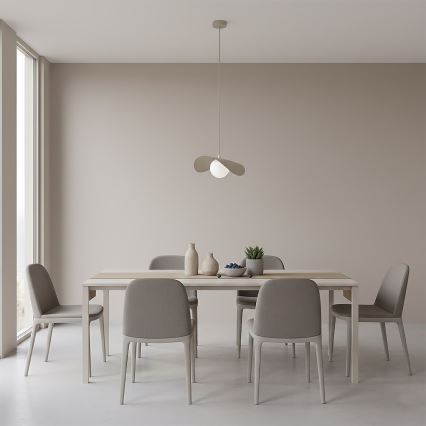 Piekaramā lampa ar vadu RITUAL 1xG9/8W/230V bēša
