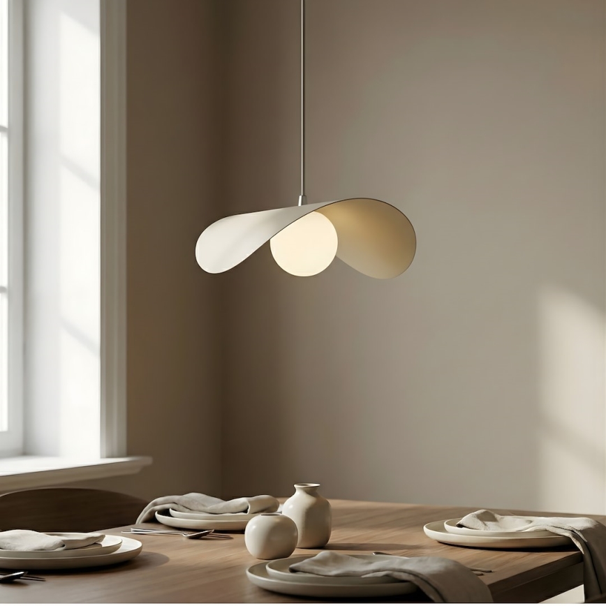 Piekaramā lampa ar vadu RITUAL 1xG9/8W/230V bēša