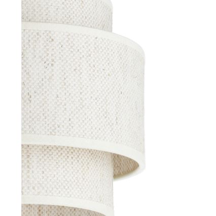 Piekaramā lampa BOHO ar vadu 1xE27/60W/230V Ø 20 cm, balta