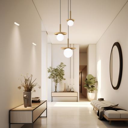 Piekaramā lampa CHITA ar kabeli 3xG9/5W/230V zelta