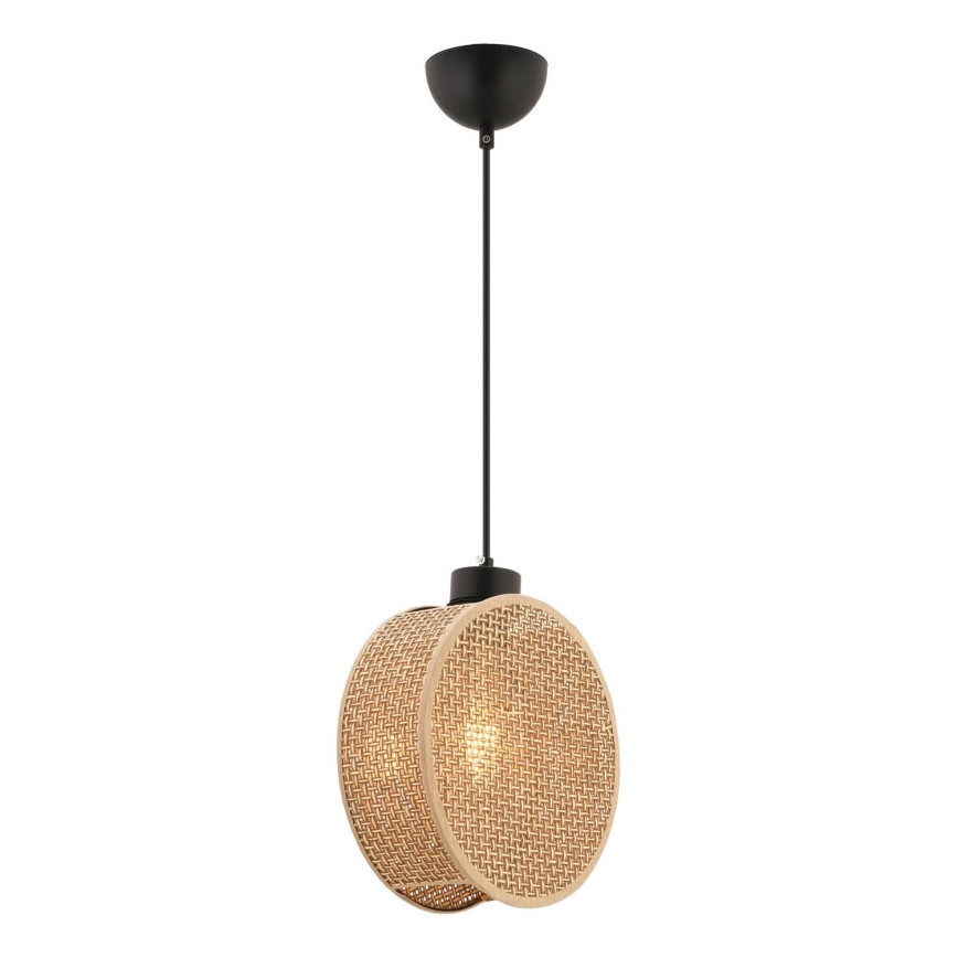 Piekaramā lampa DRUM uz kabeļa 1xE27/60W/230V, brūna