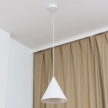 Piekaramā lampa ETNA II ar vadu, 1xE27/15W/230V, diam. 25 cm, balta