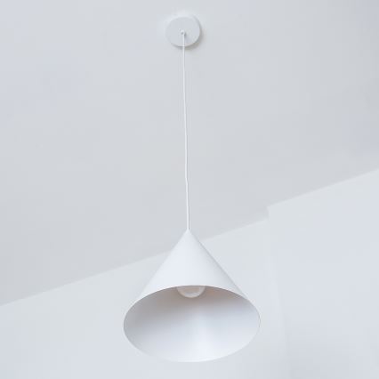 Piekaramā lampa ETNA II ar vadu, 1xE27/15W/230V, diam. 25 cm, balta
