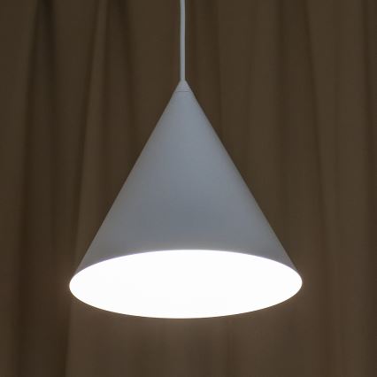 Piekaramā lampa ETNA II ar vadu, 1xE27/15W/230V, diam. 25 cm, balta