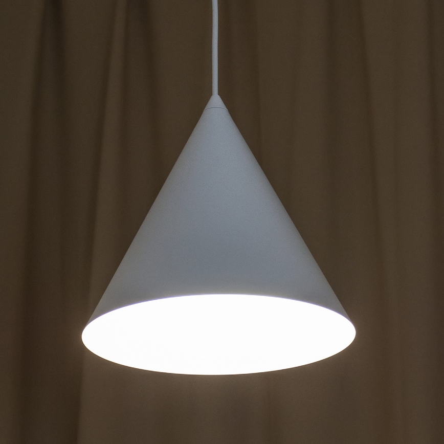 Piekaramā lampa ETNA II ar vadu, 1xE27/15W/230V, diam. 25 cm, balta