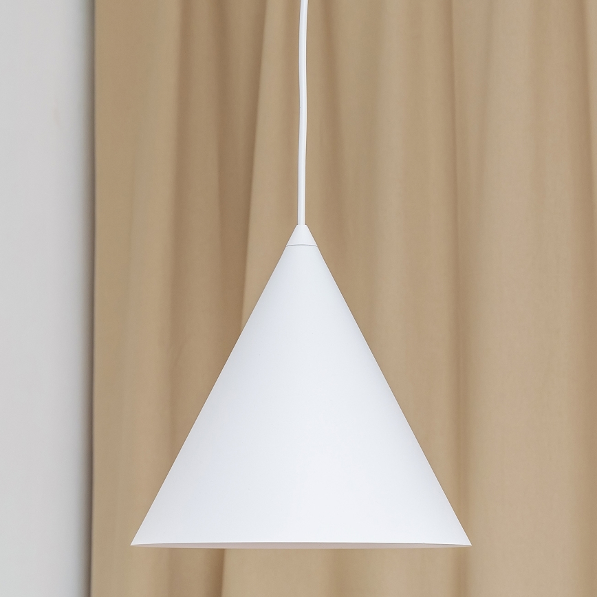Piekaramā lampa ETNA II ar vadu, 1xE27/15W/230V, diam. 25 cm, balta