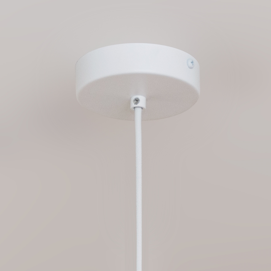 Piekaramā lampa ETNA II ar vadu, 1xE27/15W/230V, diam. 25 cm, balta