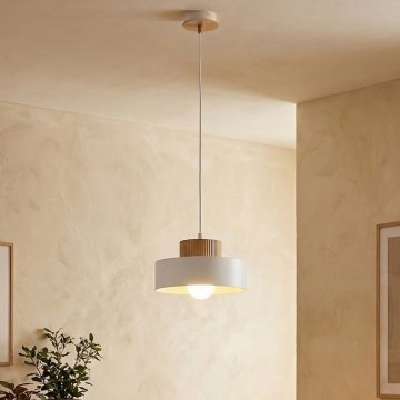 Piekaramā lampa KIVI uz troses 1xE27/15W/230V balta