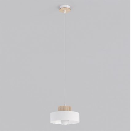 Piekaramā lampa KIVI uz troses 1xE27/15W/230V balta