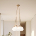 Piekaramā lampa LOOMIS uz vada 5xE27/15W/230V 83 cm bēša/ozols