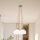 Piekaramā lampa LOOMIS uz vada 5xE27/15W/230V 83 cm bēša/ozols
