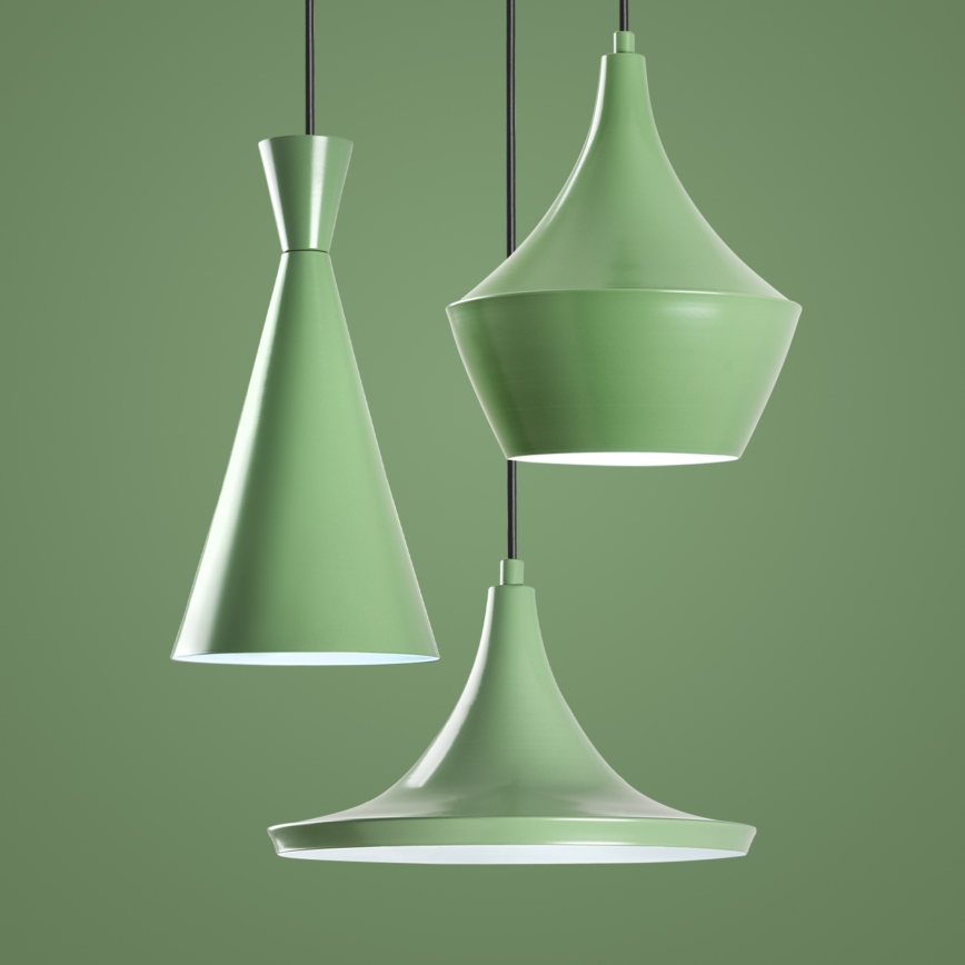 Piekaramā lampa TOM 3xE27/40W/230V zaļa