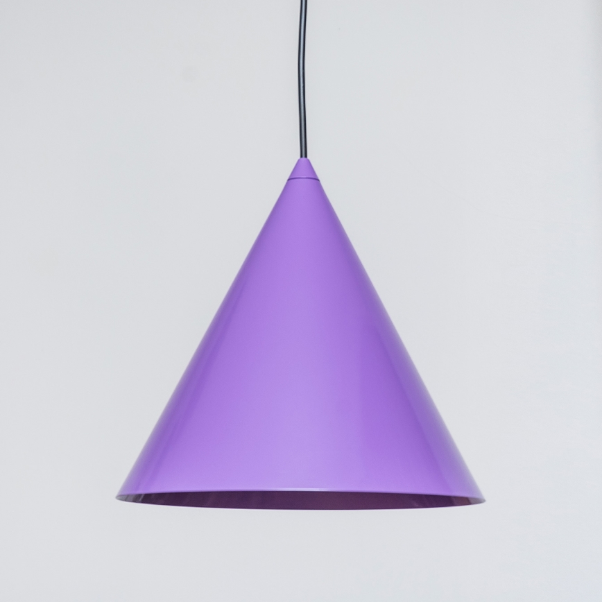 Piekaramā lampa uz kabeļa ETNA II 1xE27/15W/230V Ø 25 cm violeta