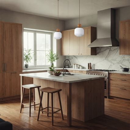 Piekaramā lampa uz vada BALLO 1xE14/10W/230V, bēša