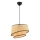 Piekaramā lampa uz vada BARETTE 1xE27/60W/230V bēša/melna