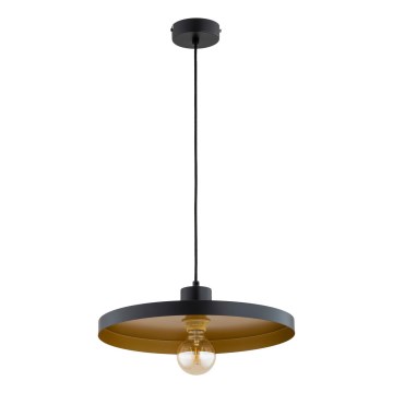 Piekaramā lampa uz vada ETERI 1xE27/15W/230V melna/zelta