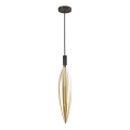Piekaramā lampa uz vada NORDIC 1xG9/5W/230V melna/dūmakaini bēša