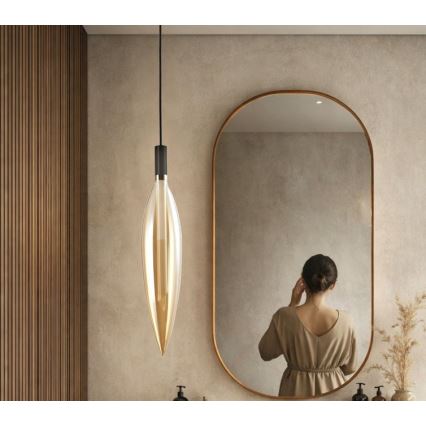 Piekaramā lampa uz vada NORDIC 1xG9/5W/230V melna/dūmakaini bēša