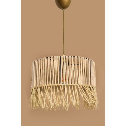 Piekaramā lampa uz vada RIMINI 1xE27/40W/230V bēša