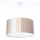 Piekaramā lampa uz vada STRIPES 1xE27/60W/230V Ø 40 cm bēša