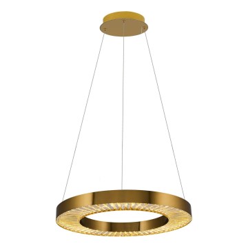 Piekaramā LED lustra JESI uz troses, 35 W, 230 V, 3000 K, Ø 60 cm, bronzā