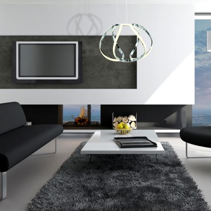 Piekaramā LED lustra uz kabeļa GLOBE LED/50W/230V