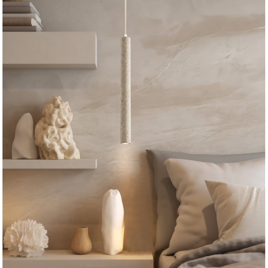 Piekaramā LED lustra uz kabeļa LEONARD LED/7W/230V, bēša