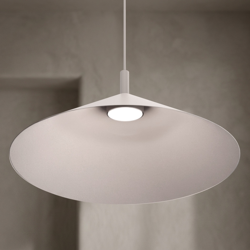 Piekaramā lustra ANEGA uz troses, 1xGX53/15W/230V, Ø 50 cm, krēmkrāsā