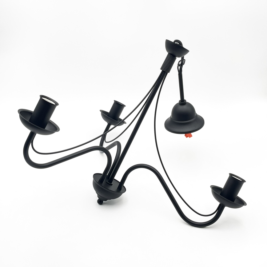 Piekaramā lustra ANTON 3xE14/15W/230V melna