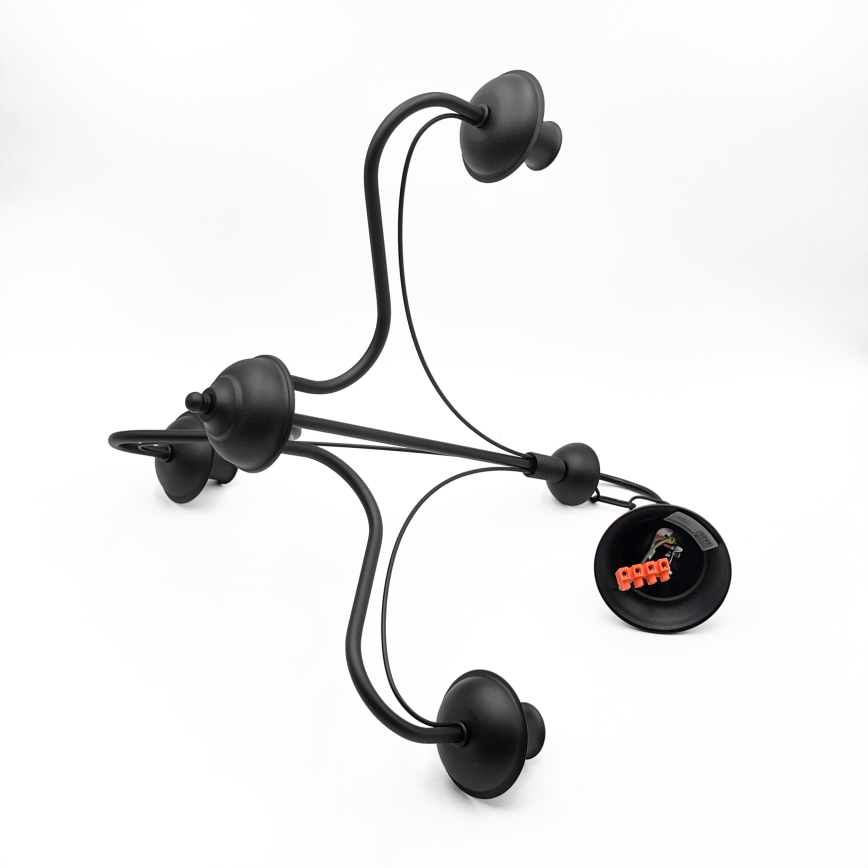 Piekaramā lustra ANTON 3xE14/15W/230V melna