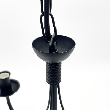 Piekaramā lustra ANTON 3xE14/15W/230V melna