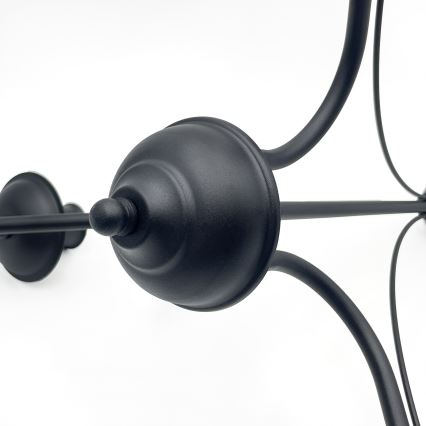 Piekaramā lustra ANTON 3xE14/15W/230V melna