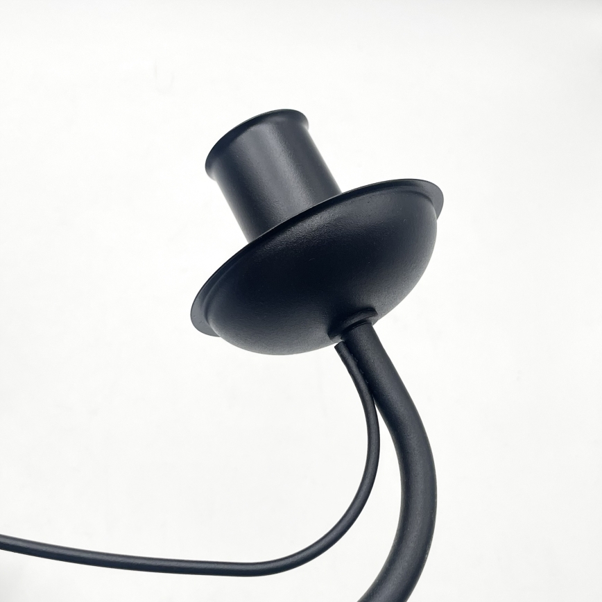 Piekaramā lustra ANTON 3xE14/15W/230V melna