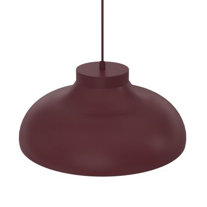 Piekaramā lustra ar vadu BASCA 1xE27/15W/230V burgundijas krāsā