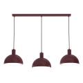 Piekaramā lustra HANDA 3xE27/15W/230V burgundijas krāsā