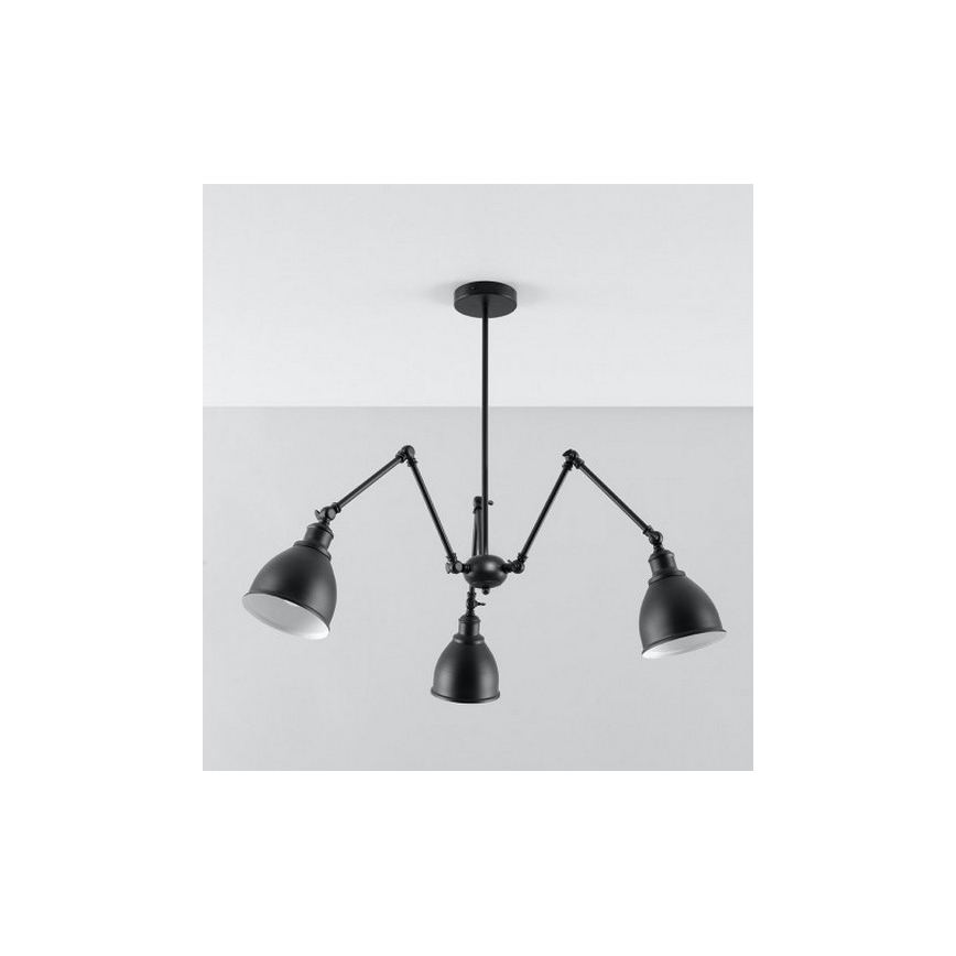 Piekarama lustra STARK SHADE 3xE27/60W/230V