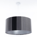 Piekaramā lustra STRIPES 1xE27/60W/230V, Ø 60 cm, pelēka