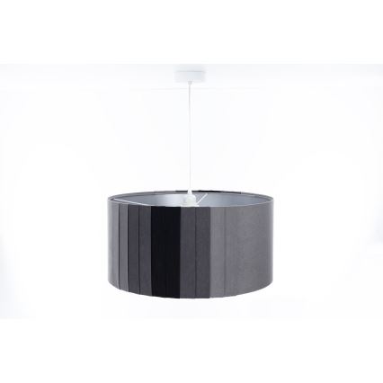 Piekaramā lustra STRIPES 1xE27/60W/230V, Ø 60 cm, pelēka