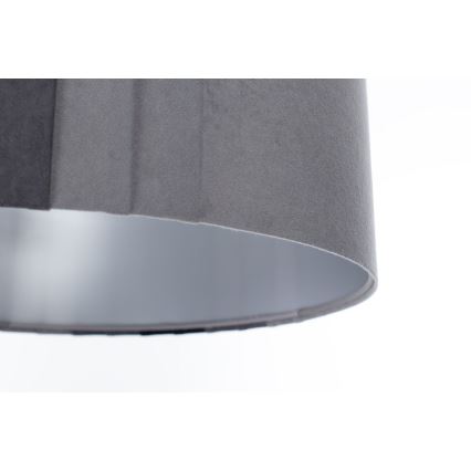 Piekaramā lustra STRIPES 1xE27/60W/230V, Ø 60 cm, pelēka