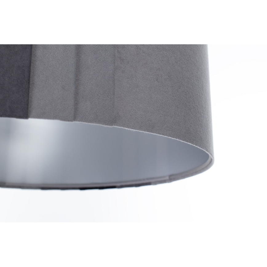 Piekaramā lustra STRIPES 1xE27/60W/230V, Ø 60 cm, pelēka