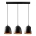Piekaramā lustra TATTOO uz vada 3xE27/40W/230V melna