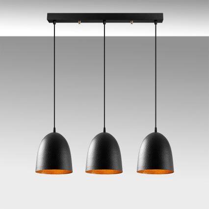 Piekaramā lustra TATTOO uz vada 3xE27/40W/230V melna