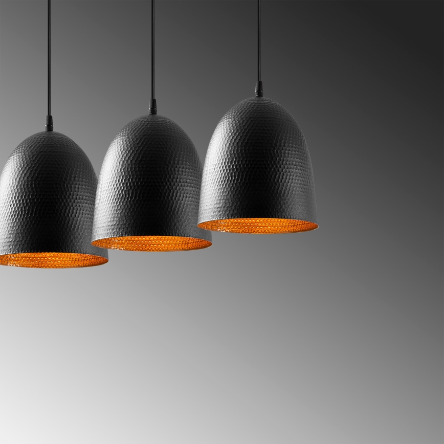 Piekaramā lustra TATTOO uz vada 3xE27/40W/230V melna