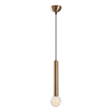Piekaramā lustra TEMPO uz troses 1xE27/40W/230V zelta