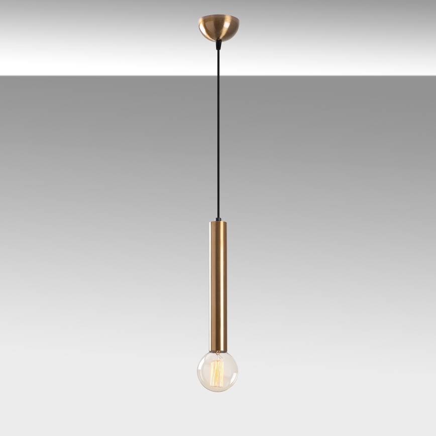 Piekaramā lustra TEMPO uz troses 1xE27/40W/230V zelta