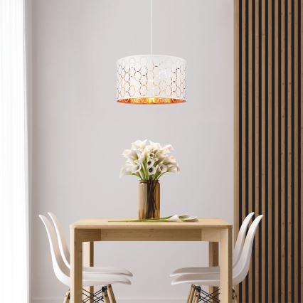 Piekaramā lustra ULLE ar vadu 1xE27/15W/230V balta